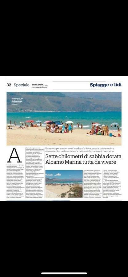 La Casa Delle Ginestre Villa Alcamo Marina Eksteriør bilde